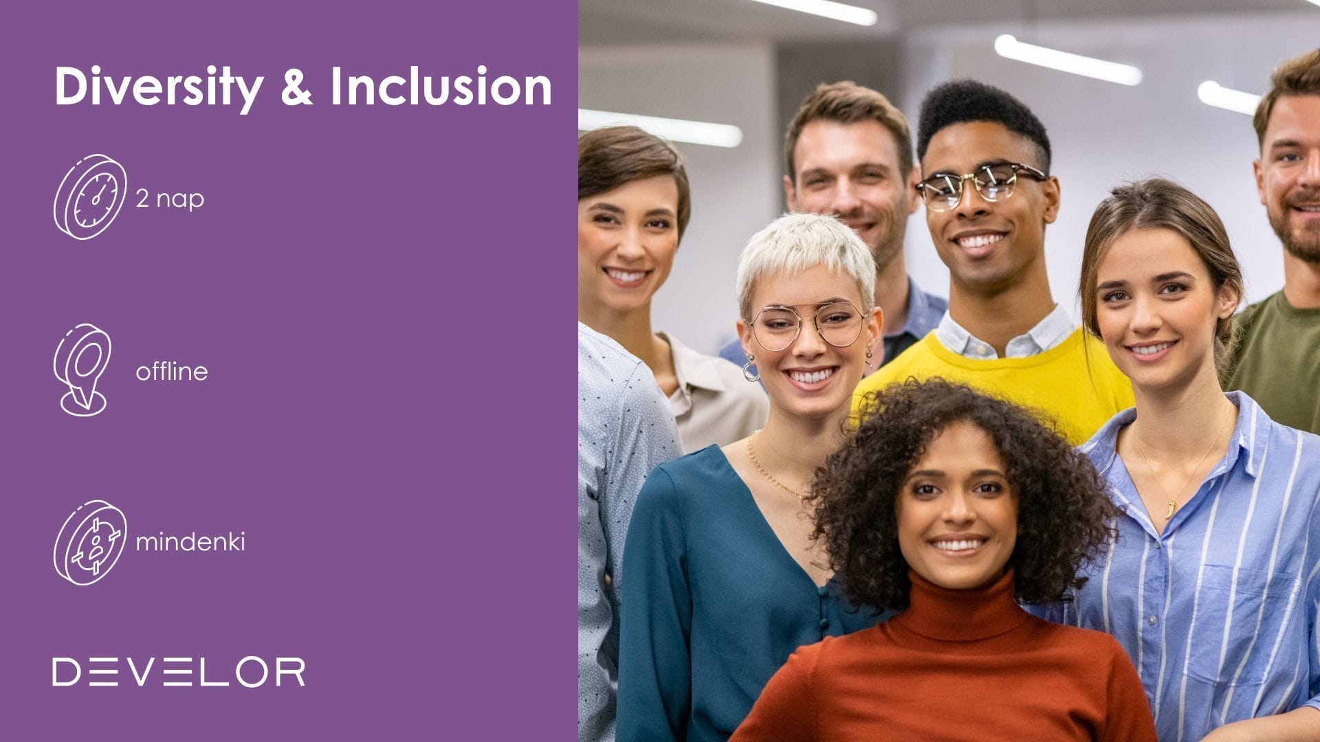 diversity & inclusion, sokszínűség, befogadás, esg, céges tréning, üzleti képzés