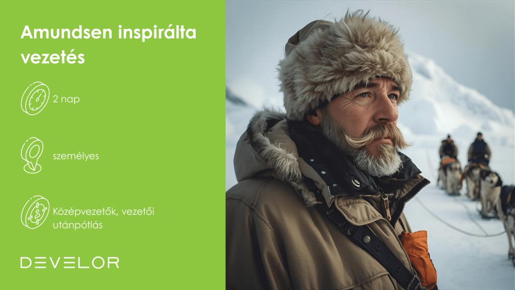 Amundsen inspirálta vezetés, gamifikált vezetőképzés, vezetői tréning